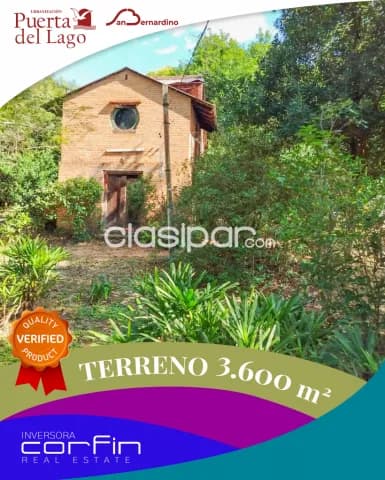Puerta del lago!! 3.600 m2 en San Bernardino a 50 mts de la ruta guillermo nauman!! — foto 2