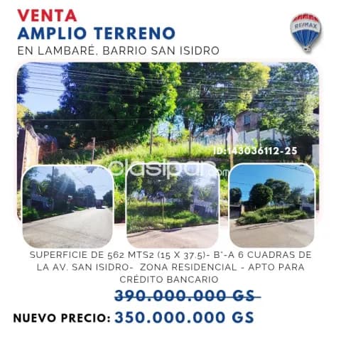 Terreno-Venta-PY Central Lambaré San Isidro De la Conquista — foto 4