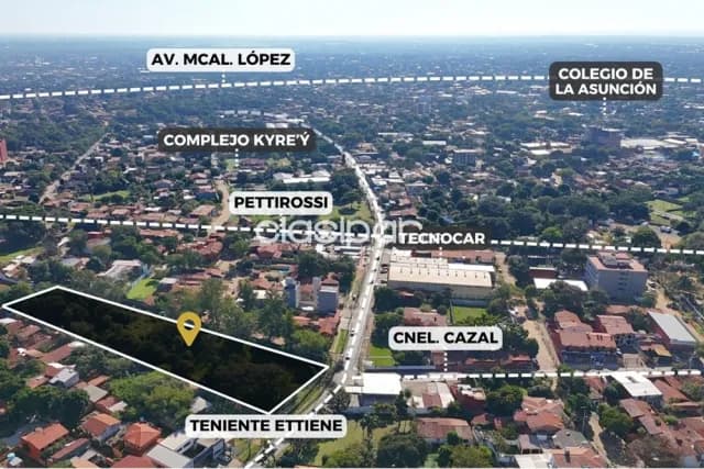 Terreno de 6000 m2 sobre teniente etiene-Fernando de la Mora zona norte, foto 4