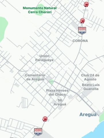 Inmueble en el centro de Aregua 4578 m2 - Casco Historico