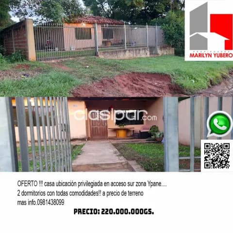 Atención!!!Vendo casa en acceso sur COD:925, foto 2