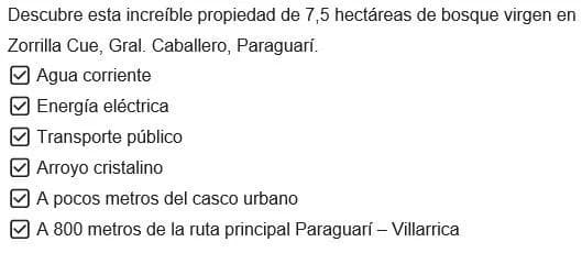Paraguarí oportunidad única: 7.5 has, ideales p/ desarrollos agro ganaderos, ecoturismo, foto 5