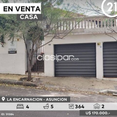 Hermosa casa completamente renovada en la Encarnación
