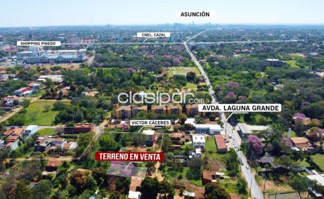 Amplio terreno detrás del Pinedo a una cuadra de Laguna Grande