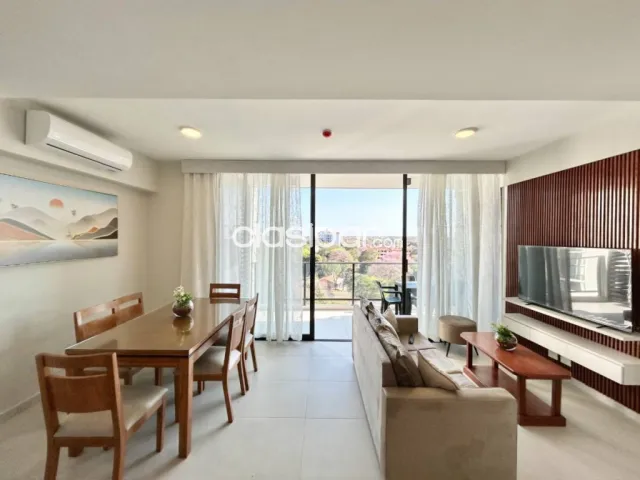 Departamento amoblado de 2 dormitorios en Fernando de la Mora, zona Pinedo shoppin — foto 3
