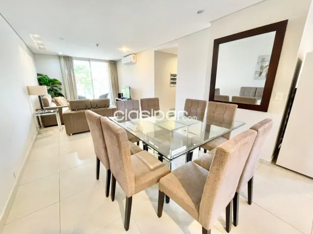 En Alquiler Departamento Amoblado de 2 Habitaciones en Villa Morra A116, foto 2