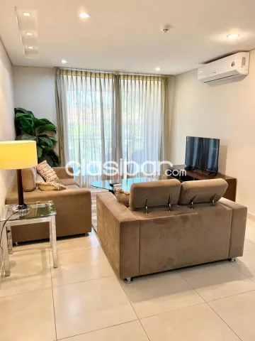 En Alquiler Departamento Amoblado de 2 Habitaciones en Villa Morra A116, foto 4