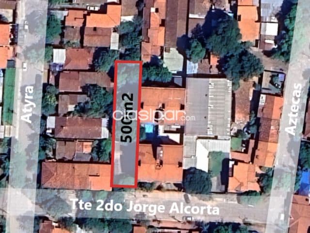 terreno en Asunción Barrio Vista Alegre