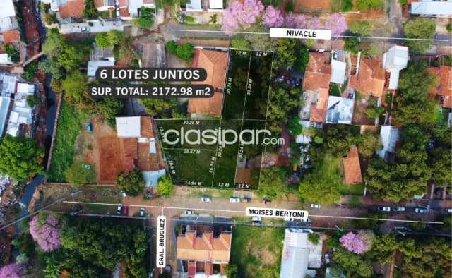 6 terrenos juntos en Lambaré, foto 2