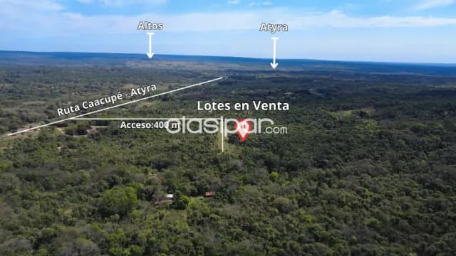 En venta lotes para casa quinta en Atyra, foto 2
