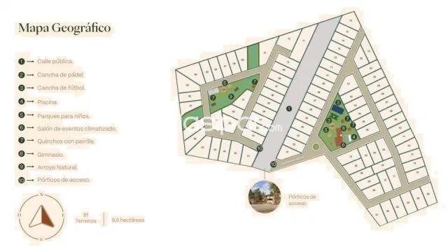 En venta terrenos en sanber-barrio pindo, foto 2