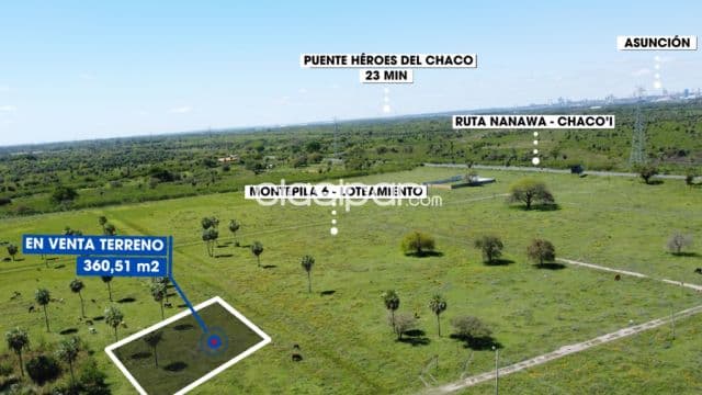 Terreno en venta en chacoi montepila 6