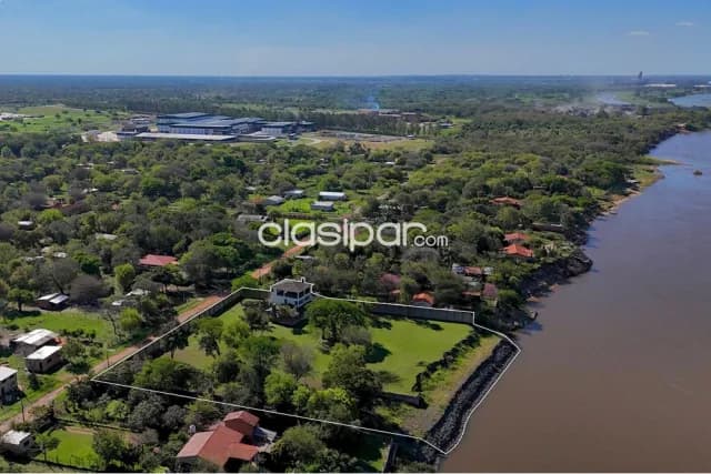 Casa quinta en remansito c/60 mtrs de frente s/el rio py a 4 min.transchaco-n.puente — foto 5