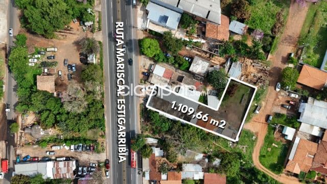 En venta amplia propiedad sobre la avenida Ruta 2 Itauguá