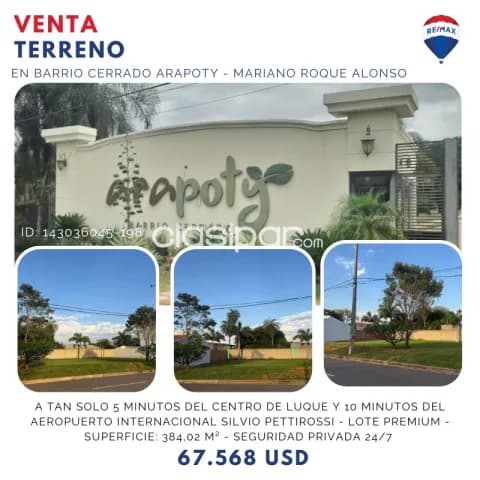 TERRENO EN VENTA EN Barrio Cerrado ARAPOTY ✨ Vivir en equilibrio entre naturaleza, comodid — foto 2