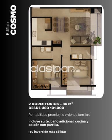 Edificio COSMO – Asunción, Barrio Las Mercedes