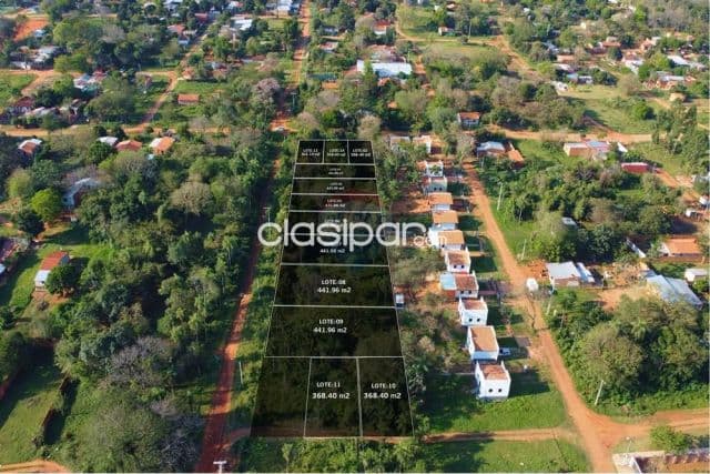 Terreno de 4.935 m2 Luque p/desarrollo distri en 12 lotes de 368 y 442 m2 c/u