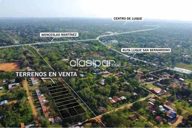 Terreno de 4.935 m2 Luque p/desarrollo distri en 12 lotes de 368 y 442 m2 c/u — foto 5