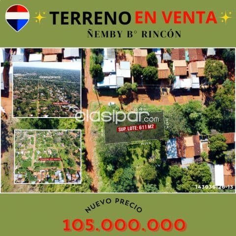 Terreno - Venta - Ñemby, Paraguay