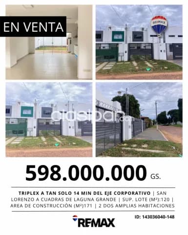 Triplex a la venta en San Lorenzo-laurelty — foto 2