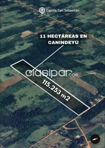 Terreno de 11 Has con 5.253 m2, foto 2