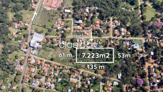 Atención inversionistas!!! Vendo amplio terreno de 7200 m2 en limpio zona mora cué