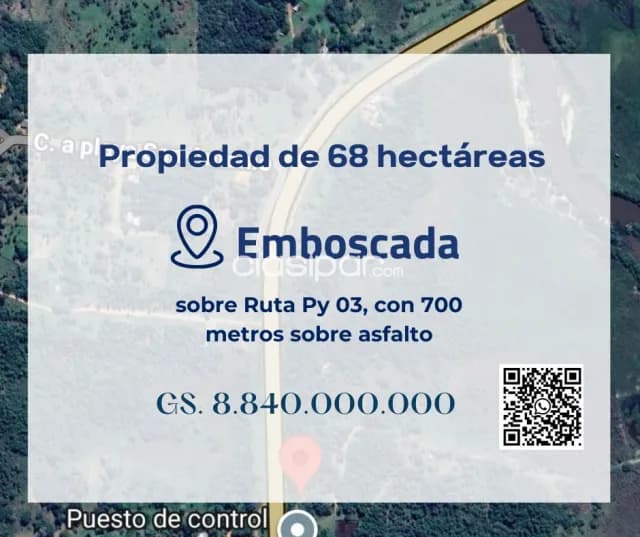 En venta 68 hectareas en emboscada — foto 2