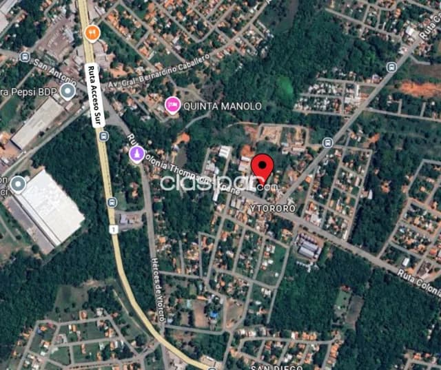 4 terrenos en ytororo en esquina sobre ruta 1949 m2 total — foto 3
