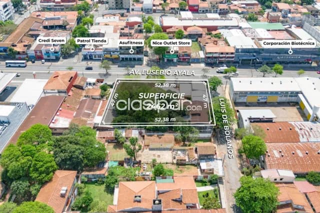 Esquina premiun sobre eusebio ayala 2.462 m2 (coef: Hasta 8 pisos) — foto 5