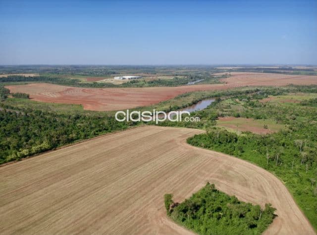 Campo Agrícola Mecanizado en Minga Guazú costas al Río Monday - 150 Ha