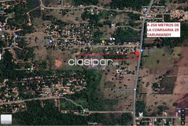 Terreno 1 hectarea ruta Luque San Bernardino — foto 4