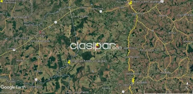 Pedro juan caballero - zona rio ypane mi - 50 km de pjc - 454 hectareas, foto 5