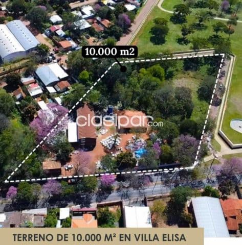 Importante terreno de 1 há en Villa Elisa, sobre av. Américo picco