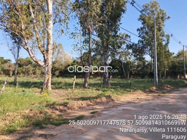 En VENTA LOTE en Esquina en VILLETA de 4.300 m2 zona: Barrio Naranjaisy. (ID1921)
