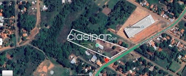 Amplio terreno comercial industrial ruta thompson ypane — foto 1