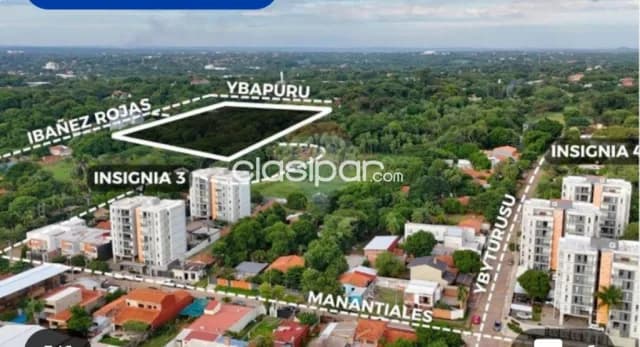 Terreno 5.000 m2 s/calle ybapuru bo.campo grande-Luque a mtrs del cit zona insignia3 — foto 3