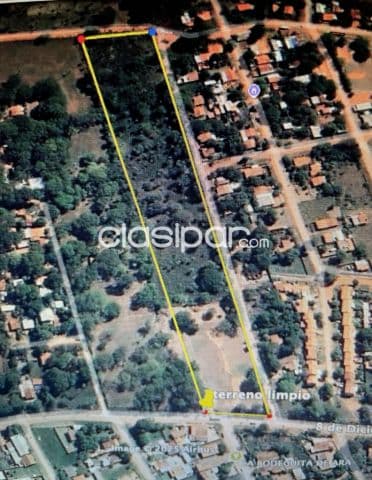 Limpio 2,8 Hectareas con salida a 3 calles