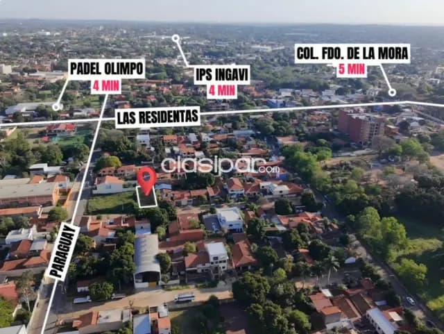 Terreno fdo norte s/empedrado zona super los jardines a 700 mtrs de mcal.lopez s/col — foto 2