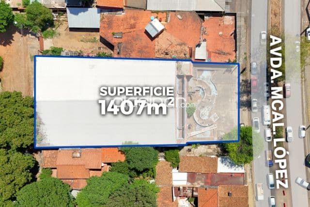 En venta terreno sobre la Avda. Mcal. Lopez
