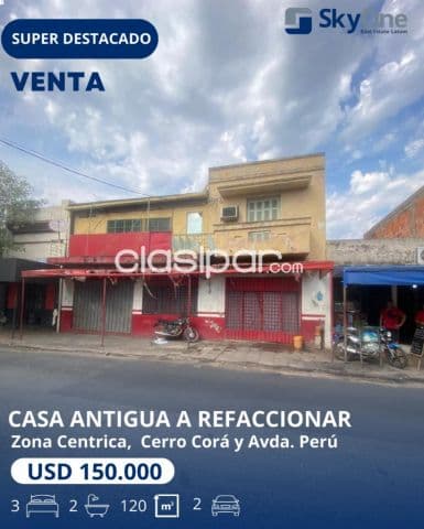 antigua casa céntrica a refaccionar