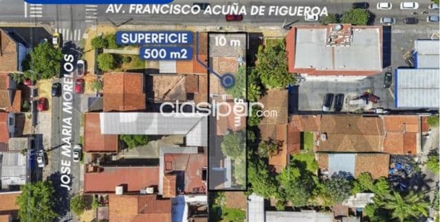 Terreno comercial 500 m2 bo.gral.diaz a 100 mtrs de felix bogado s/francisco acuña