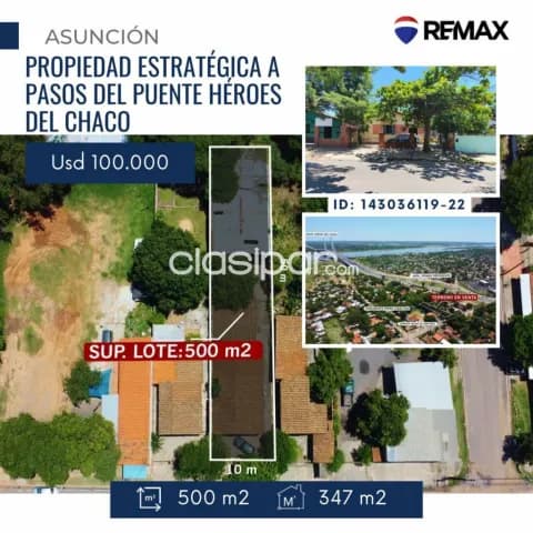 Venta- terreno 500 m2- santa rosa, asuncion- s/ lorenza valdez de martinez e/ cnel montiel — foto 2