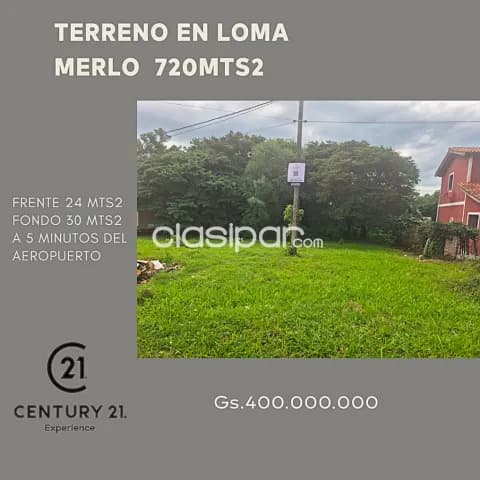 Amplio terreno en loma merlo, Luque. Ideal para varios dúplex!!! — foto 2