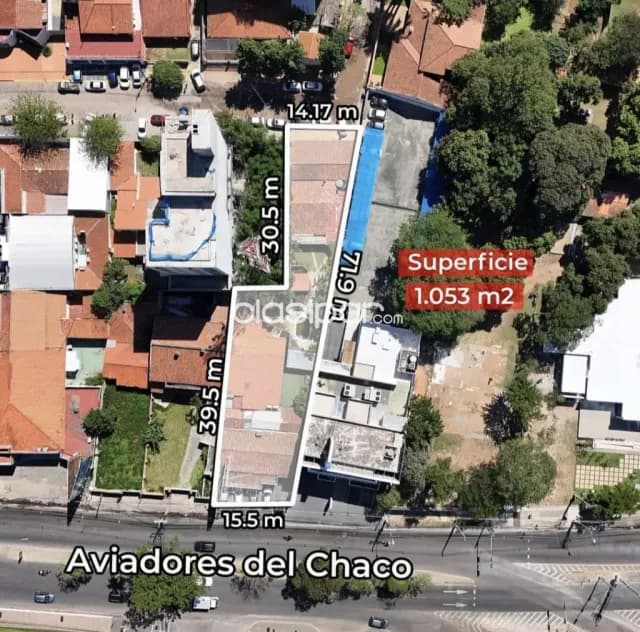 Terreno de 1.060 m² Sobre la Av. Aviadores del Chaco - CLLA7530763 — foto 2