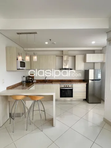 Villa Morra en alquiler departamento amoblado de 1 dormitorio — foto 3