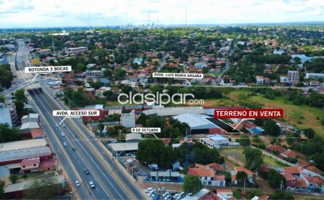 Venta- terreno - San Lorenzo, tres bocas- acceso sur, foto 3