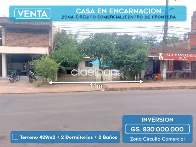 Terreno en zona circuito comercial de encarnacion, foto 2