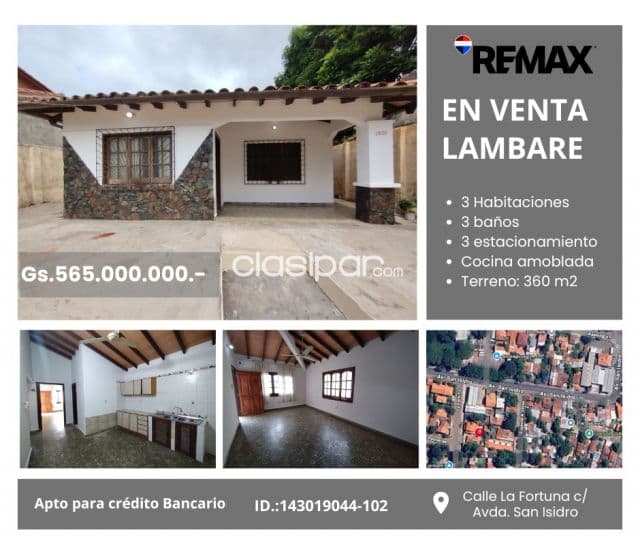 casa en Lambaré Barrio San Isidro