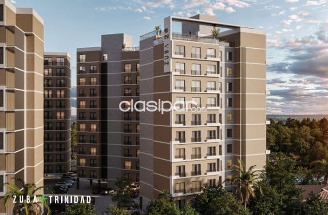 En venta departamento de 1 dormitorio en Zuba + Trinidad