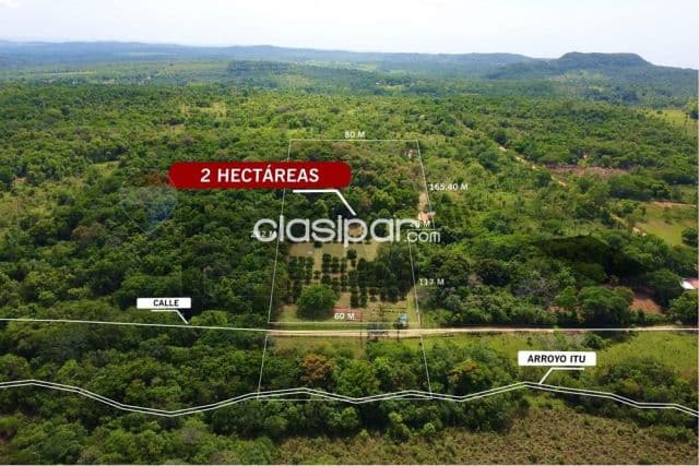 Casa quinta de 2 hectareas en caacupe — foto principal